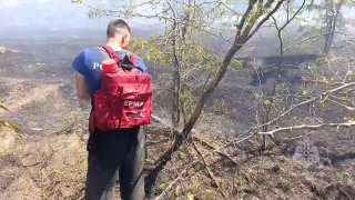 Пожар в Евпатории: МЧС успешно справилось с возгоранием